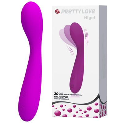 Máy Massage Hỗ Trợ Tăng Khoái Cảm Nam Nữ Rung Đa Năng Đầu To Tròn Pretty Love Nigel Chính Hãng