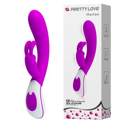 Máy Massage Hỗ Trợ Tăng Khoái Cảm Nam Nữ Rung Có Nhánh Pretty Love Harlan Chính Hãng