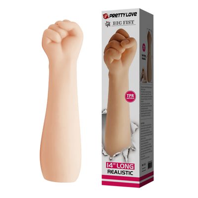 Nấm Đấm Silicone Massage Hỗ Trợ Tăng Khoái Cảm Nam Nữ Pretty Love Big Fist Chính Hãng