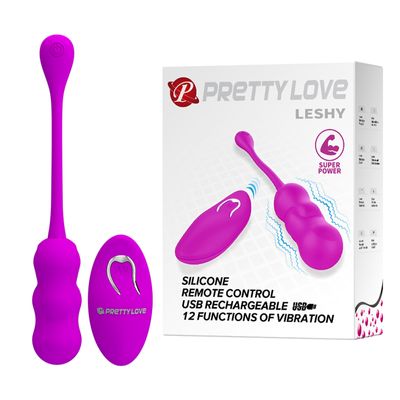 Trứng Rung Hỗ Trợ Tăng Khoái Cảm Nam Nữ Pretty Love Leshy Hồng Chính Hãng