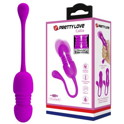 Trứng Rung Hỗ Trợ Tăng Khoái Cảm Nam Nữ Pretty Love Callie Tím Chính Hãng