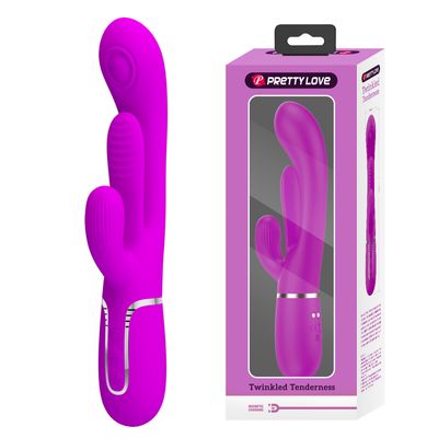 Que Rung Cầm Tay 3 Đầu Massage Pretty Love Twinkled Tenderness  Chính Hãng