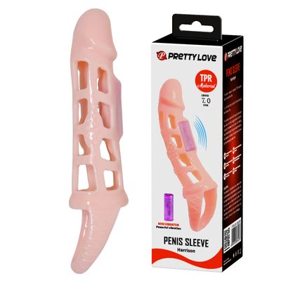Bao Đôn Rung Tăng Kích Thước Hỗ Trợ Tăng Khoái Cảm Pretty Love Harrison 7.0