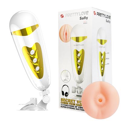 Máy Massage Hỗ Trợ Tăng Khoái Cảm Nam Nữ Âm Đạo Giả Rung Đa Năng Sạc USB Pretty Love Sally Chính Hãng