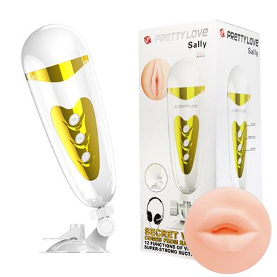 Máy Massage Hỗ Trợ Tăng Khoái Cảm Nam Nữ Âm Đạo Giả Rung Đa Năng Nhiều Chế Độ Pretty Love Sally Chính Hãng