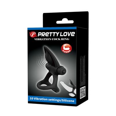 Bao Cao Su Đôn Rung Hỗ Trợ Tăng Khoái Cảm Nam Nữ Pretty Love Vibration Cook Ring