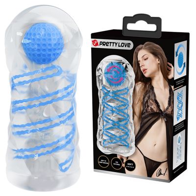 Âm Đạo Trong Suốt Hỗ Trợ Tăng Khoái Cảm Nam Nữ Pretty Love Soft Blue