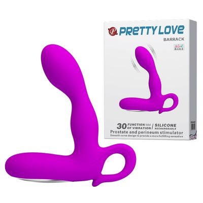 Dụng Cụ Kích Thích & Massage Hậu Môn Hỗ Trợ Tăng Khoái Cảm Nam Nữ Pretty Love Barrack Hồng Chính Hãng