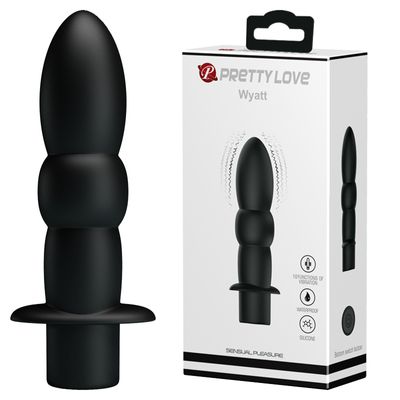 Dụng Cụ Kích Thích & Massage Hậu Môn Hỗ Trợ Tăng Khoái Cảm Nam Nữ Pretty Love Đen Wyatt Chính Hãng