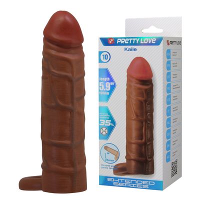 Bao Cao Su Đôn Dên Hỗ Trợ Tăng Khoái Cảm Nam Nữ Pretty Love Kaile length 5.9