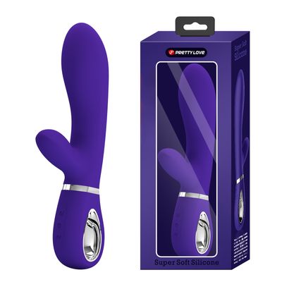 Que rung Massage Pretty Love Super Soft Silicon Tím Chính Hãng