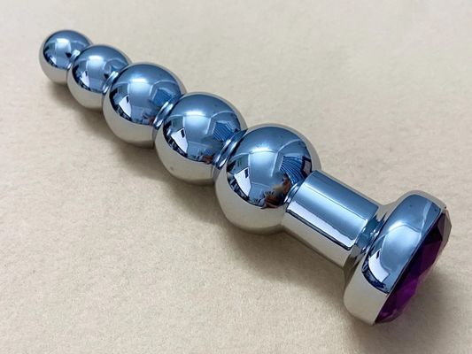 Dụng cụ kích thích hậu môn Inox chân dế pha lê
