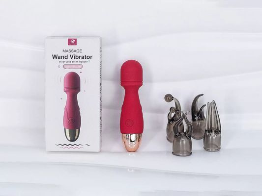Mát xa điểm G mini kèm 4 đầu nhỏ gọn pin sạc 355158