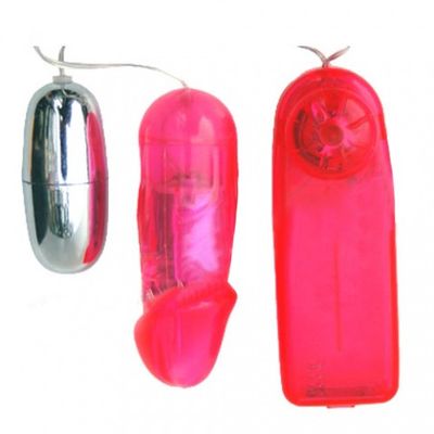 Trứng rung 2 đầu Inox 2 Baile
