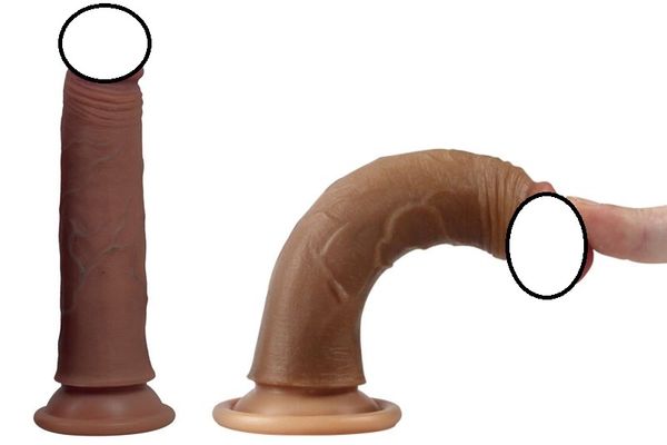 Dương vật gắn tường siêu mềm mại LoveToy uốn cong