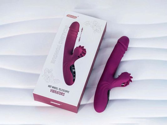 Máy massage Yeain Vibrators xoay thụt có lưỡi liếm cảm ứng