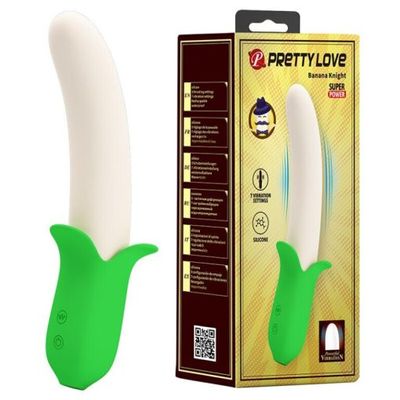 Cu giả hình trái chuối rung siêu mềm Pretty Love Banana Knight