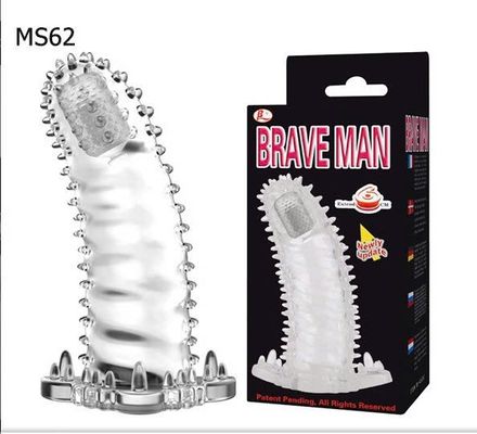 Bao cao su đôn dên gai Brave Man rung đầu kích thích siêu mạnh