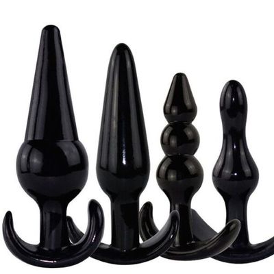 Set 4 phích cắm hậu môn silicon cho người mới bắt đầu