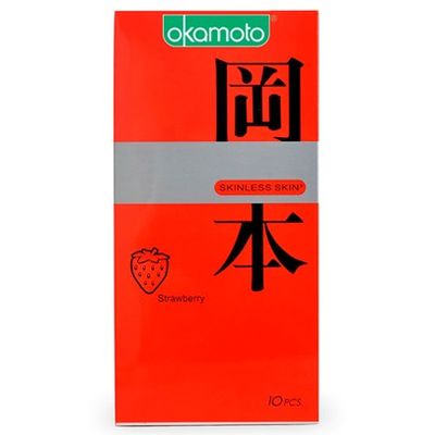 Bao cao su okamoto strawberry(hương dâu)