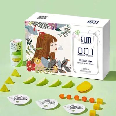 Bao cao su cao cấp slim slm 001 hộp 100 cái