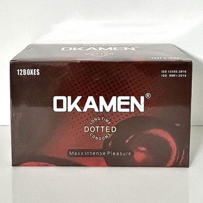 Bao cao su OKAMEN kéo dài thời gian và có gai – hộp 120 cái