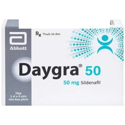 Viên uống hỗ trợ phái mạnh tăng bản lĩnh đàn ông Daygraa 50 hãng Abbott (Hộp 4 viên)