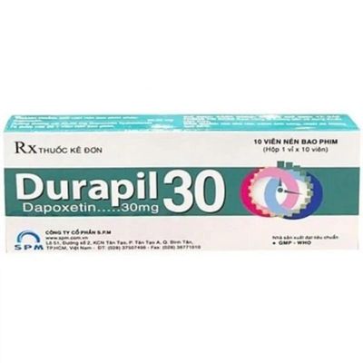 Viên uống hỗ trợ phái mạnh tăng bản lĩnh đàn ông Durapil 30mg Hãng SPM (Hộp 1 vỉ x 10 viên)