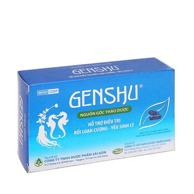 Viên uống hỗ trợ phái mạnh tăng bản lĩnh đàn ông Genshu Không Còn Xuất Tinh Sớm (Hộp 3 vỉ x 10 viên)