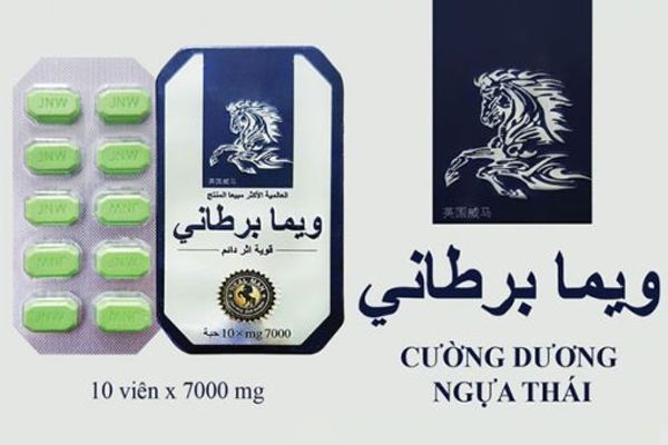 Viên uống hỗ trợ tăng cường sinh lí nam Ngựa Thái 7000mg Chính Hãng Thái Lan 3 viên