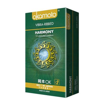 Bao Cao Su Okamoto Harmony Gân Sọc 10 Cái Chính Hãng