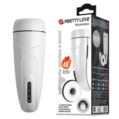 Âm Đạo Giả Pretty Love Marissa Đa Năng Lõi Silicon 4D Rung Liếm Mạnh 364788