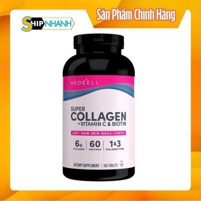 Viên uống Super Collagen Neocell + C 6000mg Type 1-3 - Neocell 360 Viên 213137