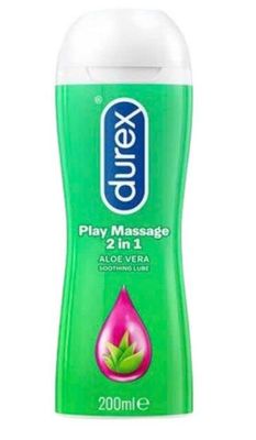 Gel tạo trơn Durex Play Massage 2 in 1 Aloe Vera Soothing Lube 200ml