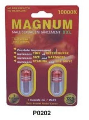 Viên uống cao cấp tinh chất thiên nhiên dành cho phái mạnh MAGNUM XXL RED 500K 2 Viên