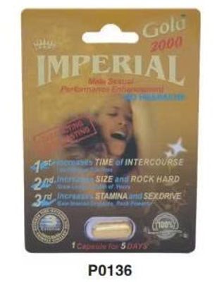 Viên uống tăng cường sinh lý nam IMPERIAL Gola 2000 cao cấp 1 Viên 7 Ngày