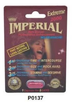 Viên uống tăng cường sinh lý nam IMPERIAL Extreme 2000  cao cấp 1 Viên 7 Ngày