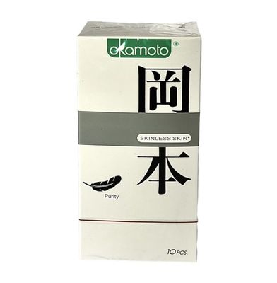 Bao Cao Su Okamoto Skinless Skin Purity Không Mùi Tinh Khiết Hộp 10 Cái 367769