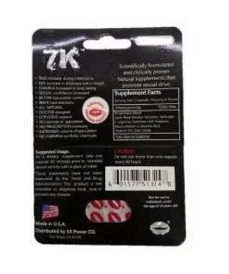 Viên uống tăng cường sinh lý nam 7K Max Power cao cấp 1 Viên 7 Ngày