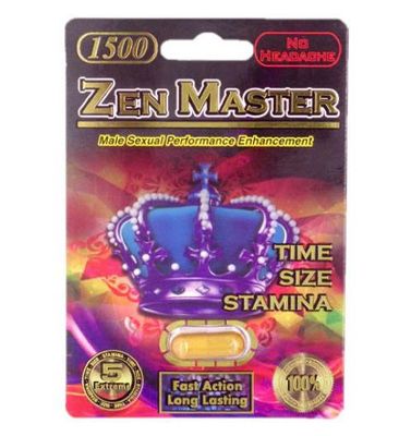Viên uống cao cấp tinh chất thiên nhiên dành cho phái mạnh Zen Master 1500 1 Viên