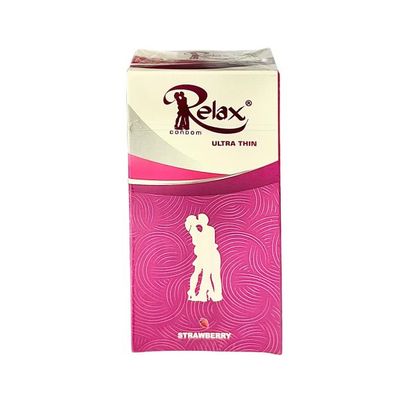 Bao cao su RELAX ULTRA THIN siêu mỏng hương dâu