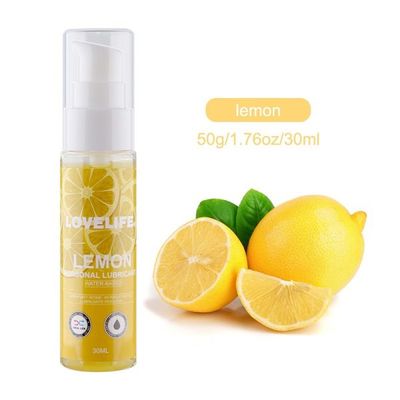 Gel Bôi Trơn hương chanh Lovelife Lemon chai 30ml chính hãng