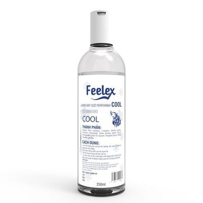 Gel Bôi Trơn Làm Mát Lạnh Feelex Chai 250ml Chính Hãng