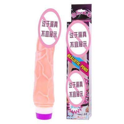 Dương vật giả 2 Pin thẳng có rung chính hãng
