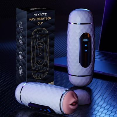 Cốc âm đạo giả siêu khít có rung thụt và âm thanh dành cho nam MASTURBATION CUP CHÍNH HÃNG 