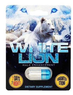 Viên uống tăng cường sinh lý nam White Lion MALE ENHANCEMENT cao cấp 1 Viên 7 Ngày