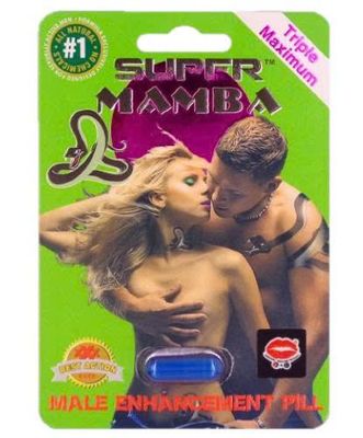 Viên uống cao cấp tinh chất thiên nhiên dành cho phái mạnh Super Mamba MALE ENHAMENT 1 Viên