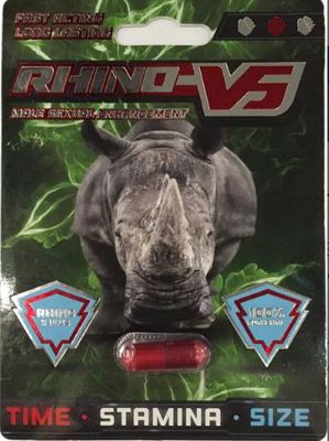 Viên uống cao cấp tinh chất thiên nhiên dành cho phái mạnh Rhino V5 1 Viên - MALE SEXUAL