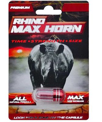 Viên uống tăng cường sinh lý nam Rhino Max Horn 12000 Premium cao cấp 1 Viên 7 Ngày