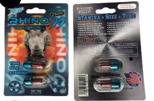 Viên uống cao cấp tinh chất thiên nhiên dành cho phái mạnh Rhino 99 25000mg 2 Viên